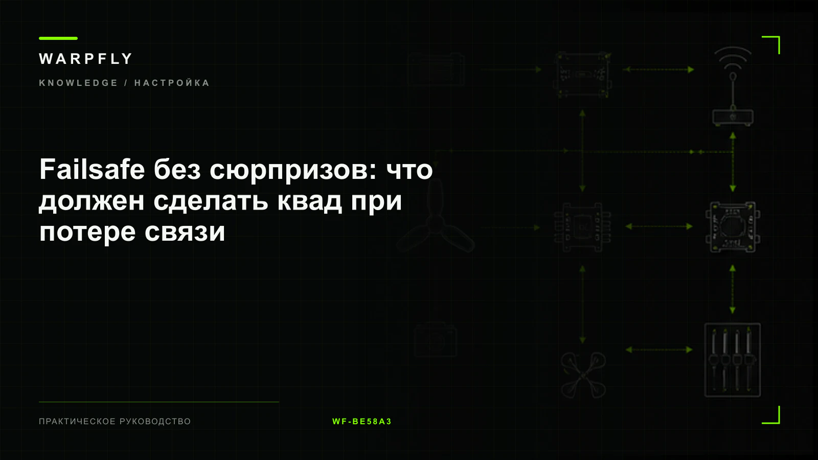 Failsafe без сюрпризов: что должен сделать квад при потере связи — обложка WARPfly